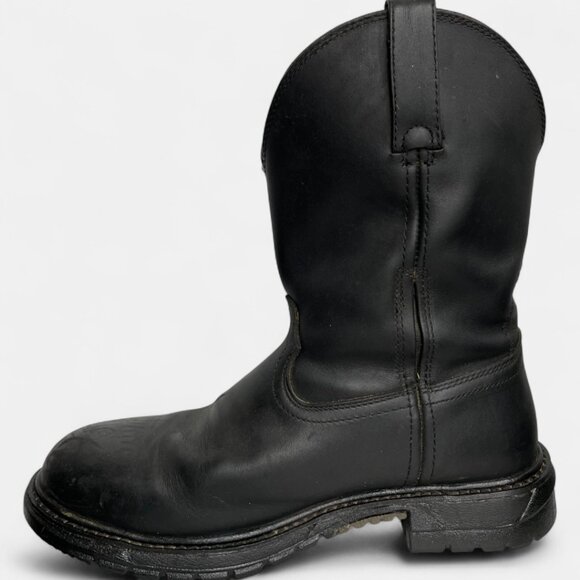 Rocky Men's Leather Western Ride Comfort Boots Cowboy Work Biker Size 10 M - Picture 6 of 15